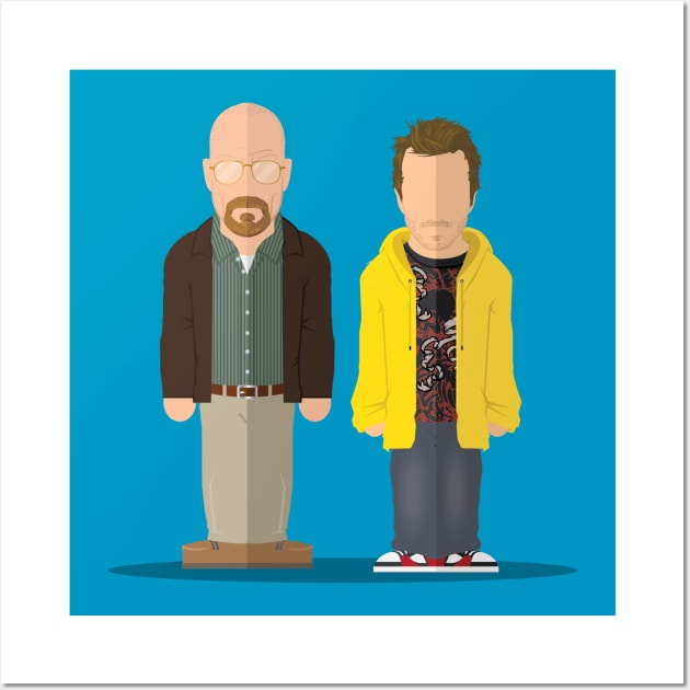 Breaking Bad - Walter and Jesse Wall Art by hello@jobydove.com